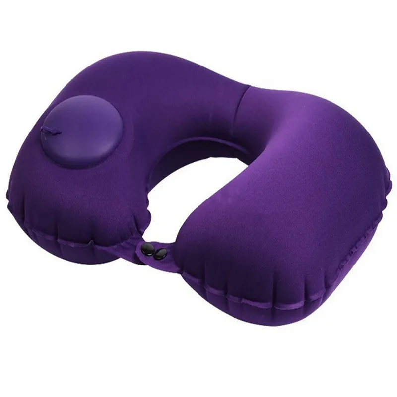 U-Shape Automatic Inflatable Travel Pillow Neck Car Air Pillows Cushion Folding Press Type | Автомобили и мотоциклы