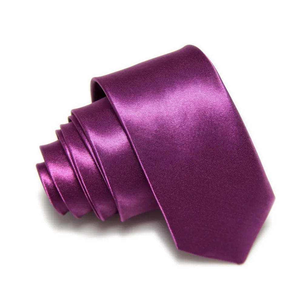 Солидный узкий галстук-бабочка для мужчин, Модный Бирюзовый синий полиэстеровый галстук gravata corbatas - Цвет: Фуксия