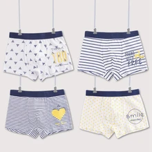 Детское нижнее белье хлопковое нижнее белье с героями мультфильмов для студентов Спортивное эластичное нижнее белье с дышащей подошвой трусы для детей от 2 до 11 лет