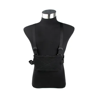 

2019 NEW Black Tactical light Simple Chest rig 500D Cordura fabric