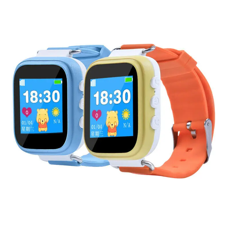 Милые для мальчиков и девочек смарт-часы с защитой от потери LBSTracker SOS Вызов GSM SIM подарок для детей водонепроницаемый интернет-чат часы телефон