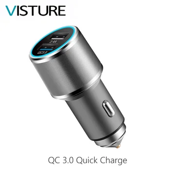 

Quick Charger QC 3.0 Fast Charger Dual USB with Output 5V 3A Universal USB Car Mobile Phone Charger Adaptor Smartphone V20QC3