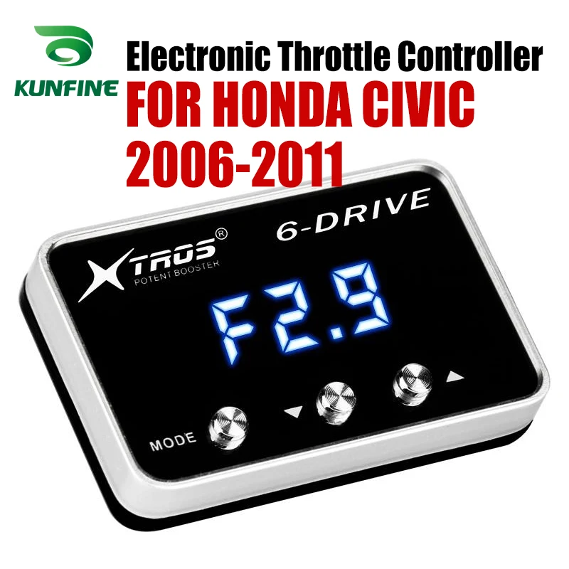 Car Electronic Throttle Controller Racing Accelerator Potent Booster For HONDA CIVIC 2006-2011