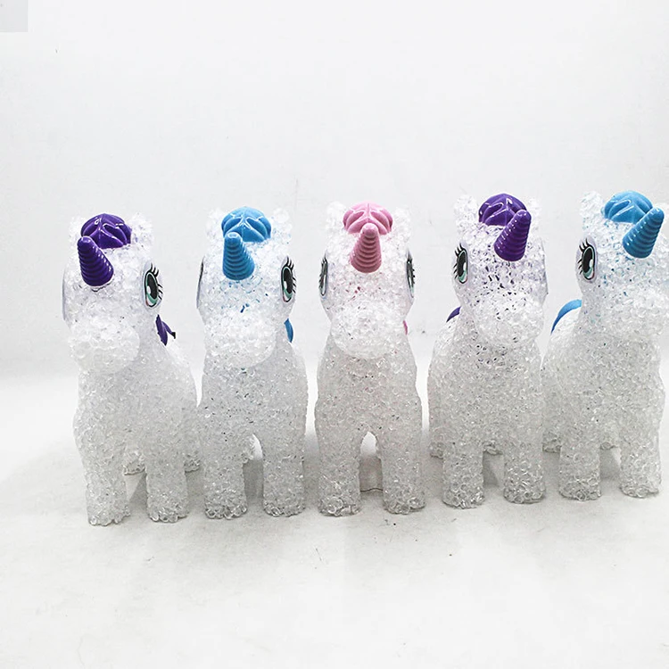 Cartoon unicorn LED Night Light Lighted Toys Colorful Changing table lamp 9