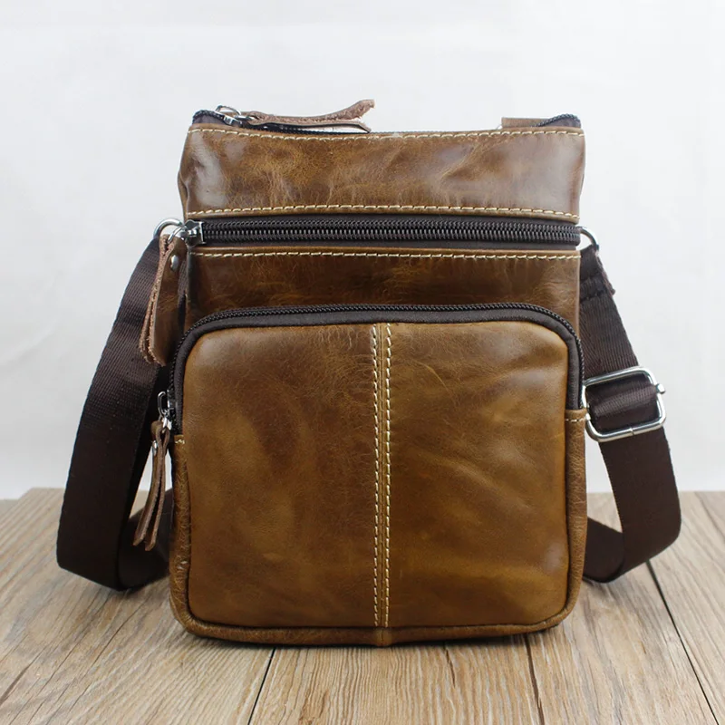 WESTAL Genuine Leather men bags male cowhide flap bag Shoulder Crossbody bags Handbags Messenger small men Leather bag M701 20