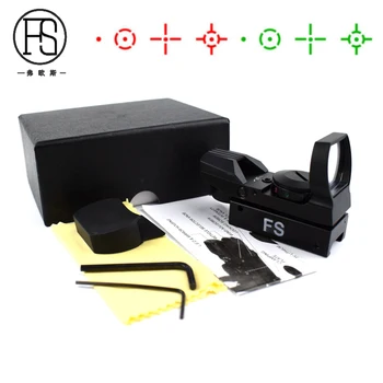 

Airsoft Air Gun Hunting Rifle Tactical Optics Holographic Sight Reflex 4 Reticle Red Green Dot Sight Scope 11mm / 20mm