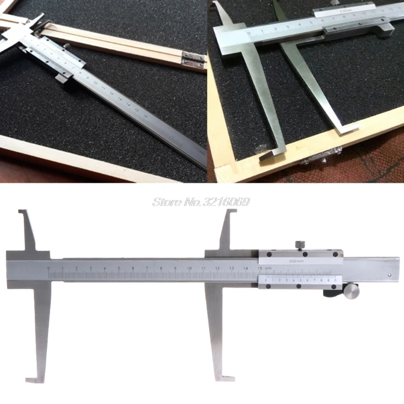 Внутренний канавный штангенциркуль 9-150 мм/0,02 нержавеющая сталь внутренние Штангенциркули 2 Коготь и Прямая поставка