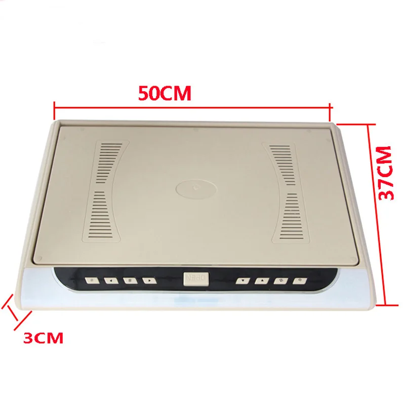 XST 19 дюймов HD 1080P видео автомобильный монитор на крышу с откидным креплением монитор сенсорная кнопка с USB SD HDMI Sperker IR fm-передатчик