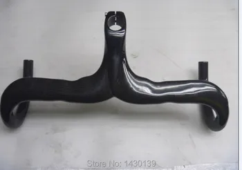 

Newest compact type road bike 3K full carbon fibre handlebar carbon bicycle handlebar and stem integratived Free shipping