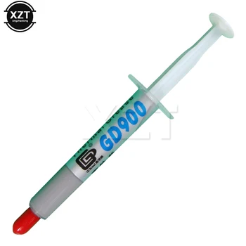 

Newest 10PCS/LOT GD900 Thermal Conductive Grease Paste Silicone Plaster Heat Sink Compound High Performance Gray Net Weight 3g