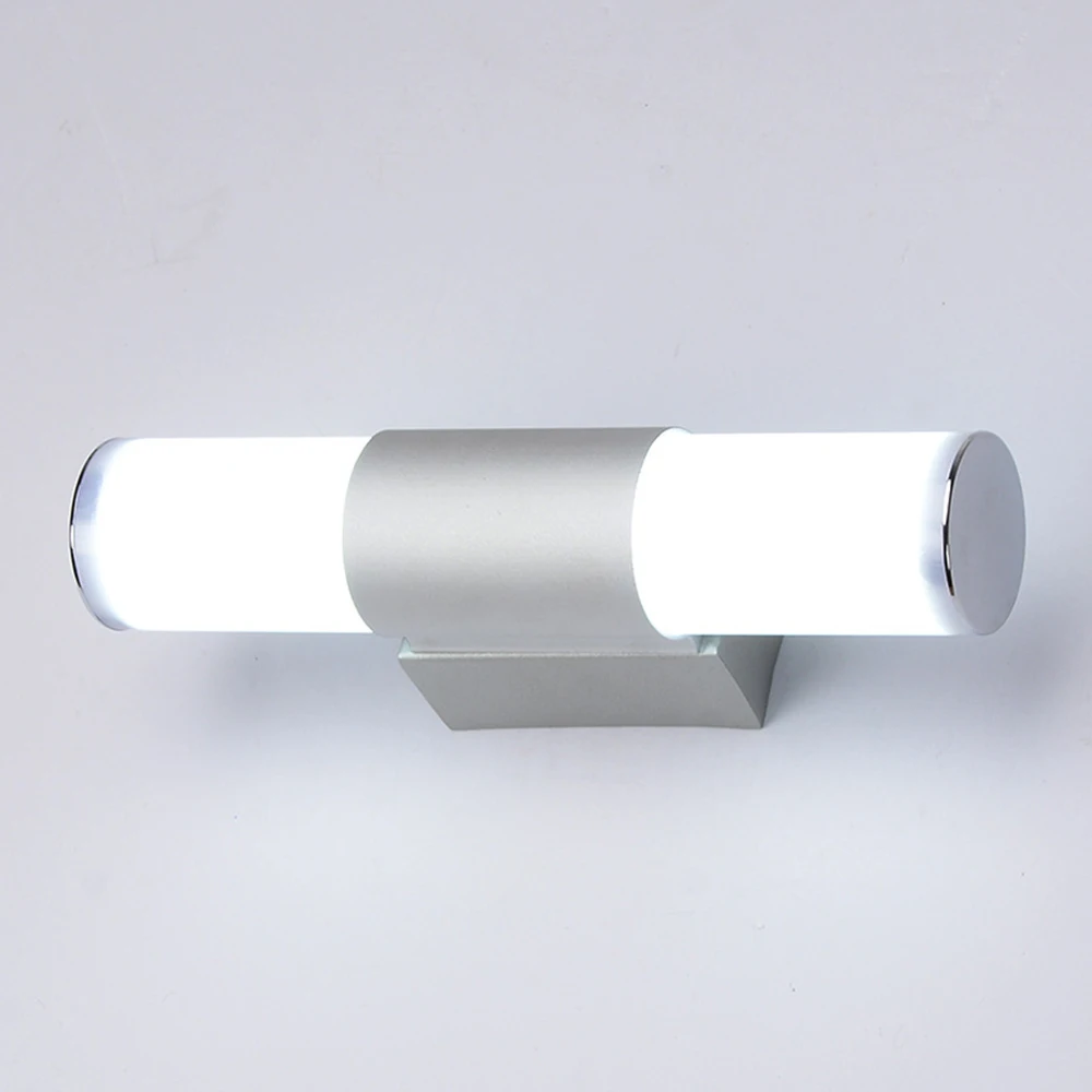 

Wall Lamp 12W 16W 22W 85-265V LED Mirror Light Waterproof LED Tube Modern Acrylic Wall Light Bathroom Make up Mirror Lighting