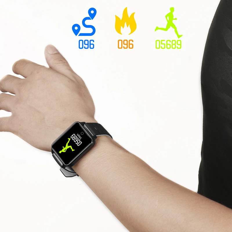 

Fashion Sport Smart Watch Women Men For Android IOS Smartwatch Fitness Tracker Electronics Smart Clock Smartwach IP68 Waterproof