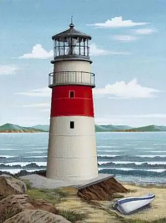 Transparent Full Square/Round Drill 5D DIY Diamond Painting "Sea lighthouse" 3D Embroidery Cross Stitch Mosaic child decoration Gifts YU443 - Color: Transparent