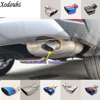 

For Honda CRV CR-V 2017 2018 2019 2020 Car Body Muffler Exterior Back End Pipe Dedicate Exhaust Tip Tail Outlet Vent Ornament