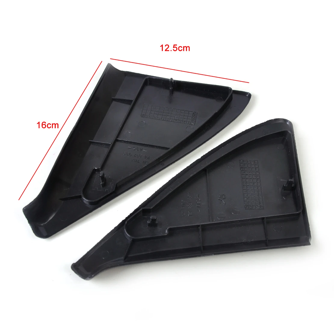 CITALL New 2pcs Door Mirror Cover Trim Panel Mount 191837993 for VW Golf GTI Jetta GLI MK2 1985 1986 1987 1988 1990 1991 1992