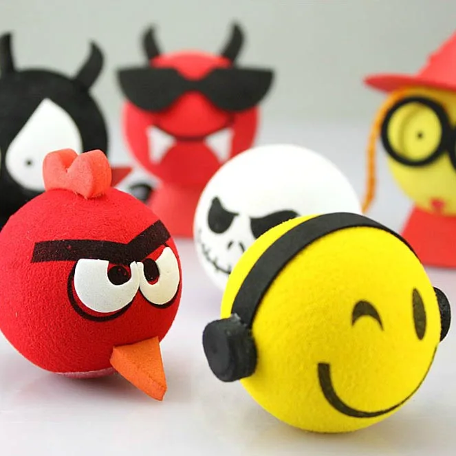 Adorable Cute Funny Cartoon Doll Antenna Balls Plush EVA Foam Aerial
