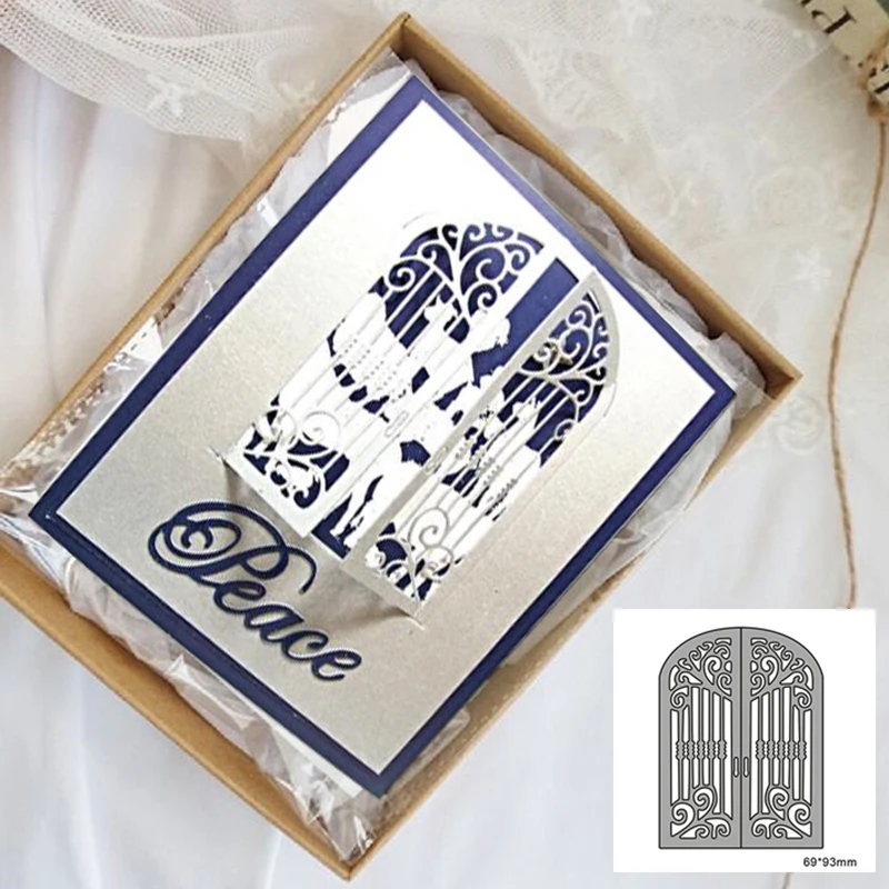 

Door Window Metal Cutting Dies Stencil for DIY Scrapbooking Photo Album Embossing Paper Cards Making Decorative Craft Die Cuts