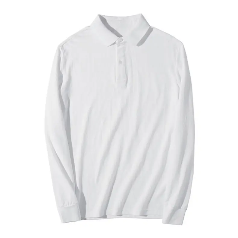5XL 6XL Muls Polo Men100% Cotton Long Sleeve Basic Pattern Casual Mens Polos Male Plus Size High Quality White Orange Green Blue 06