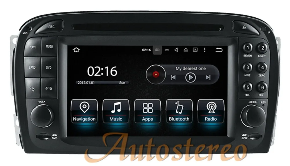 Flash Deal Car CD DVD player Auto radio Android 9.0 Car GPS Navigation Headunit For Mercedes Benz SL R230 SL500 2001-2007 multimedia Satnav 3