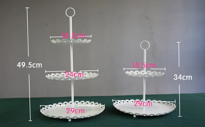Новое поступление 2 яруса 3 яруса торта стенд/Торт Лоток Для Свадебные украшения
