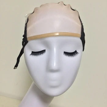 Mesh Front Glueless Lace Wig Cap For Making Wigs With Adjustable Straps Weaving Caps For Women Hair & Hairnets Easycap  6021 1