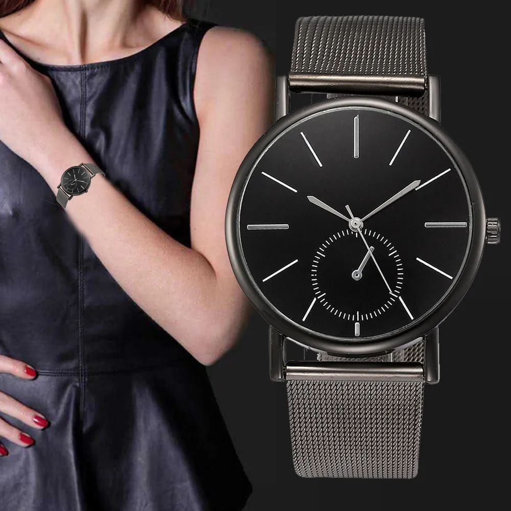 Женские часы модные relogio feminino классические сетчатые для женщин кварцевые