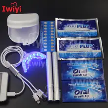 Kit professionnel pour blanchir les dents, accessoire de blanchissement buccal, sous forme de stylo avec bandelettes, anti-poussière, avec 3 interfaces et 16LED