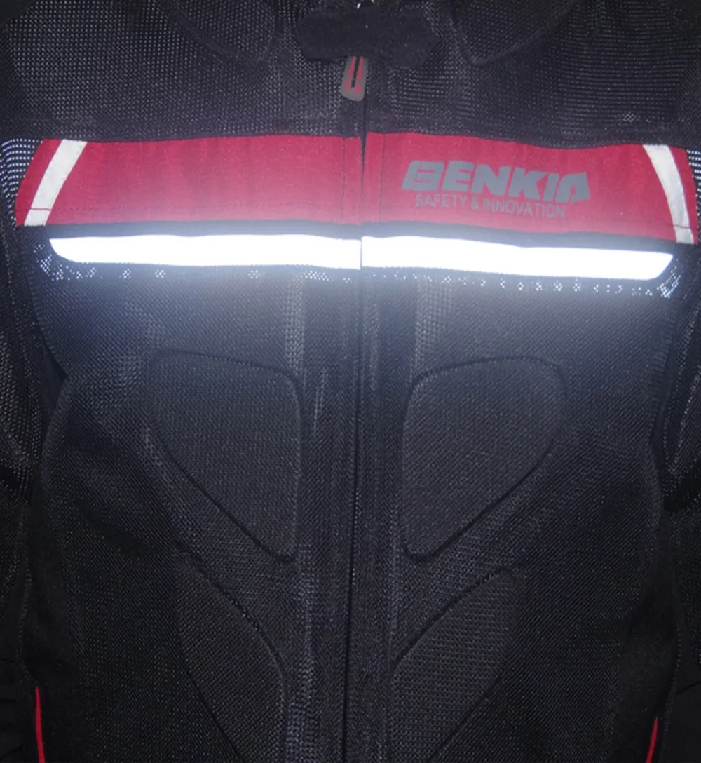 BENKIA мотоциклетная ветрозащитная куртка, мотоциклетная Мужская мотоциклетная куртка для мотокросса, куртка для мотокросса, съемная ветрозащитная подкладка, мотоциклетная защита JW29