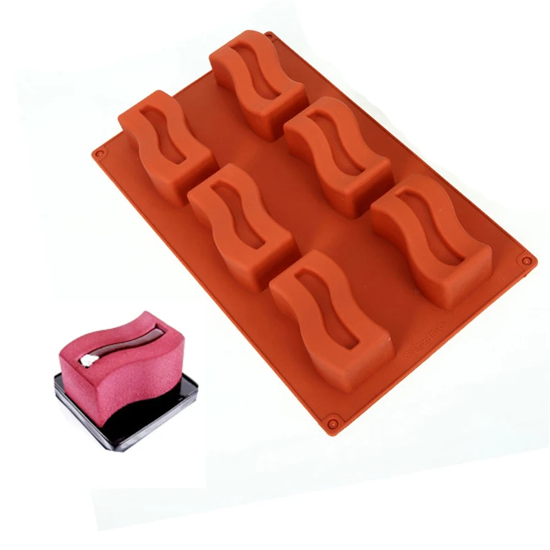 DIY Baking Tools Silicone Cake Mold Art Muffin Brownie Mousse Cake Mould Chocolate Pan Silikonowe Moule 1