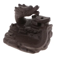 Керамическая горелка для благовоний с драконом, домашний декор, поднос для ладана-Йога/Спорт/медитирование/мышление/ароматерапия/свежий воздух