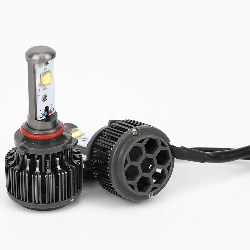 

New Led Car replacement Lamps DC 6V to 36V Common COB Headlight 9006 2PCS Bulbs 6000K Lamplight 60W