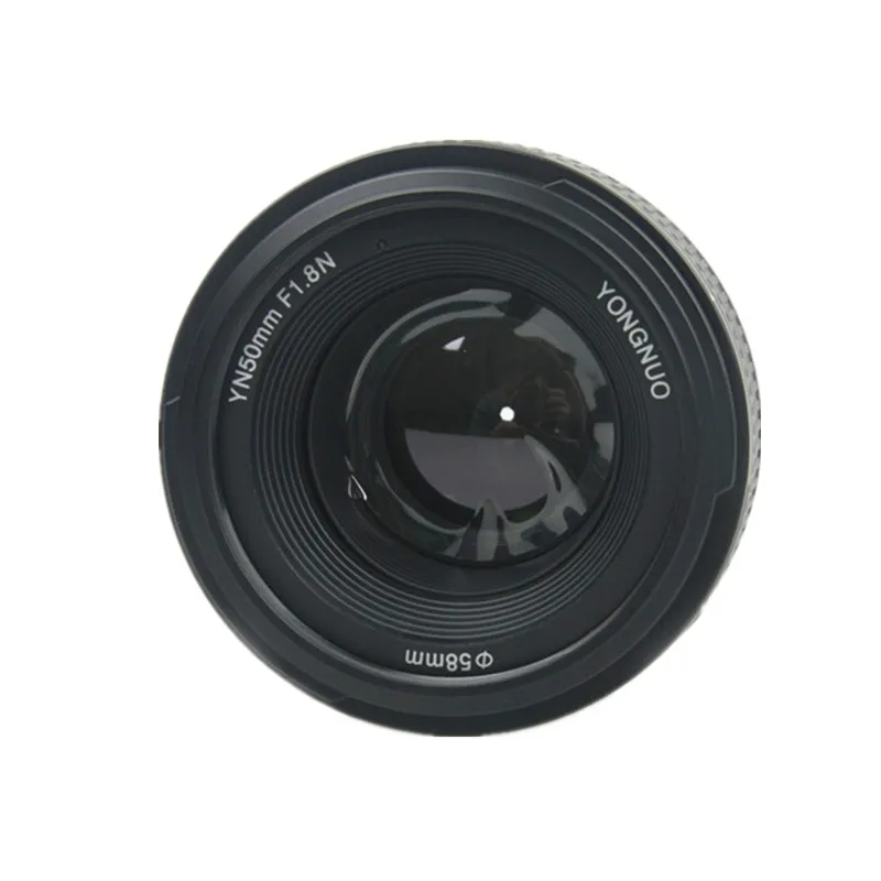 YONGNUO YN 50 мм f/1,8 AF объектив yn50мм апертура Автофокус большая апертура для Nikon DSLR камера как 1,8G сумка для объектива