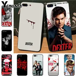 Yinuoda ТВ Show Dexter Morgan оригинальный черный ТПУ чехол для телефона чехол для iPhone 7 plus X 6 6 S 7 8 8 плюс 5 5S случае