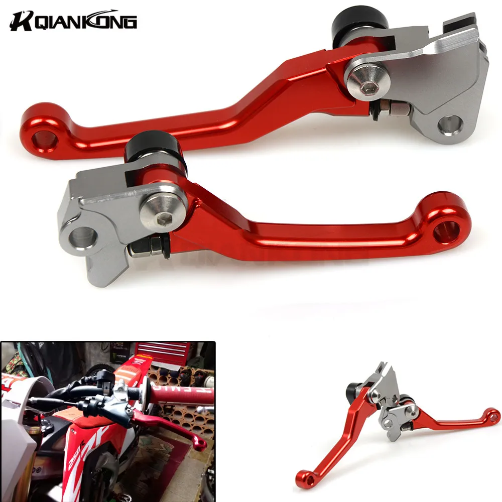 For HONDA CRF150R 2007-2016 CR125R CR250R CR 125R CR250 RC CNC Pivot Brake Clutch Levers Aluminum motorcycle  Brake Clutch