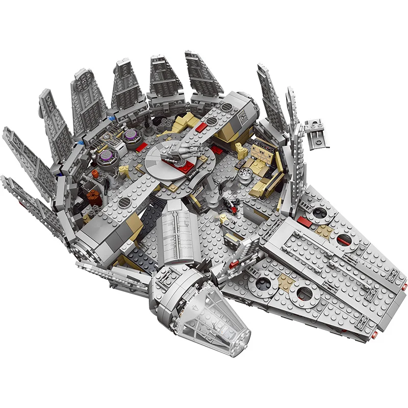 Star Millennium Falcon Figures Wars модель строительных блоков безвредные кирпичи просветить совместимый Звездный набор войны игрушка