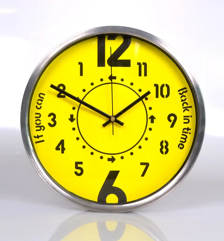 Креативные настенные часы обратного направления желтого времени домашний декор Pow Patrol догадка для женщин современный дизайн Relogio Parede подарок WZH526