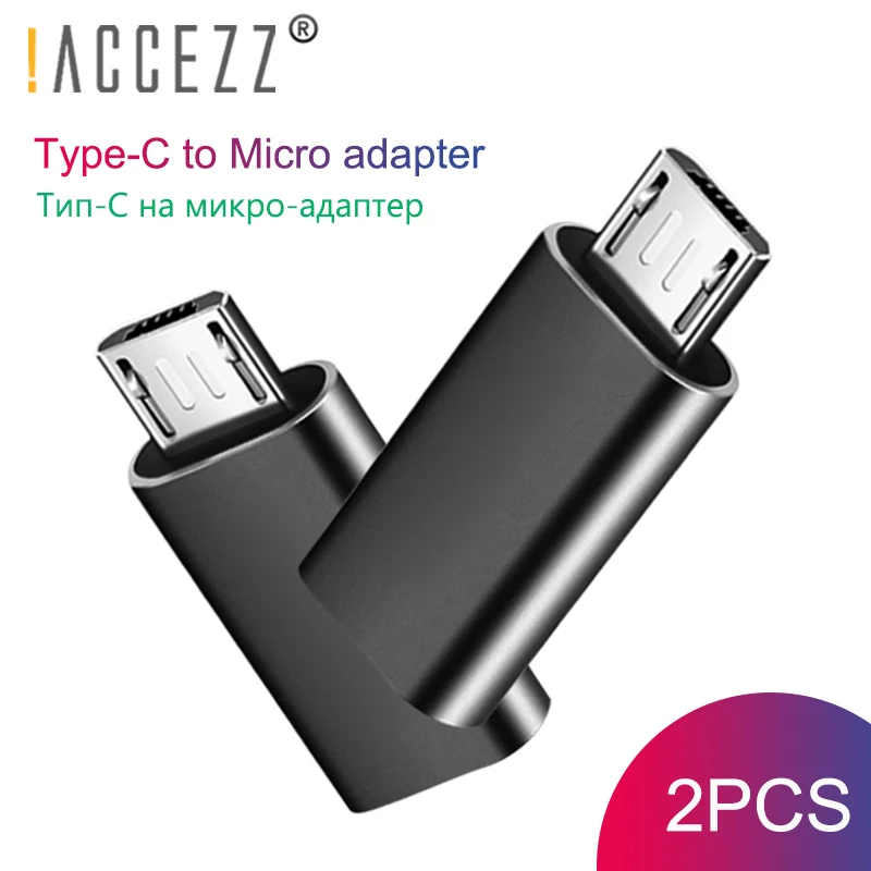 ACCEZZ 4 шт. тип-c женский микро USB Мужской конвертер USB OTG адаптер для передачи данных для samsung Xiaomi huawei Honor Android мобильный телефон