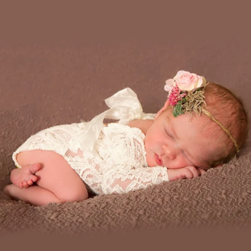 

Hot Newborn Baby Photography Props Baby Kids Lace Costume Photo Props Kids Photography Accessories Tools Baby Photo Clothes Girl