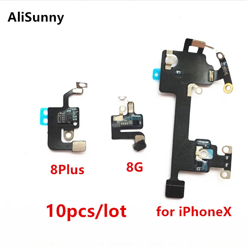 AliSunny 10 шт Wifi гибкий кабель для iPhone 8 Plus XR X XS Max 8G Wi Fi антенна Приемник сигнала ленты запасные части|Шлейфы