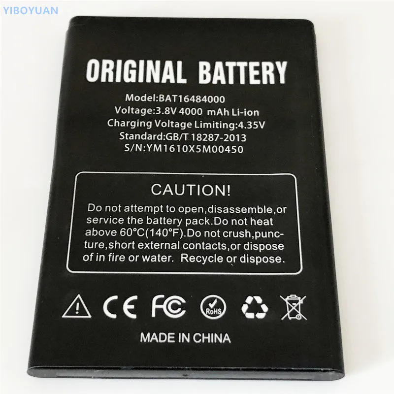 

3.8V 4000mAh BAT16484000 For DOOGEE X5 Max X5Max Pro Battery