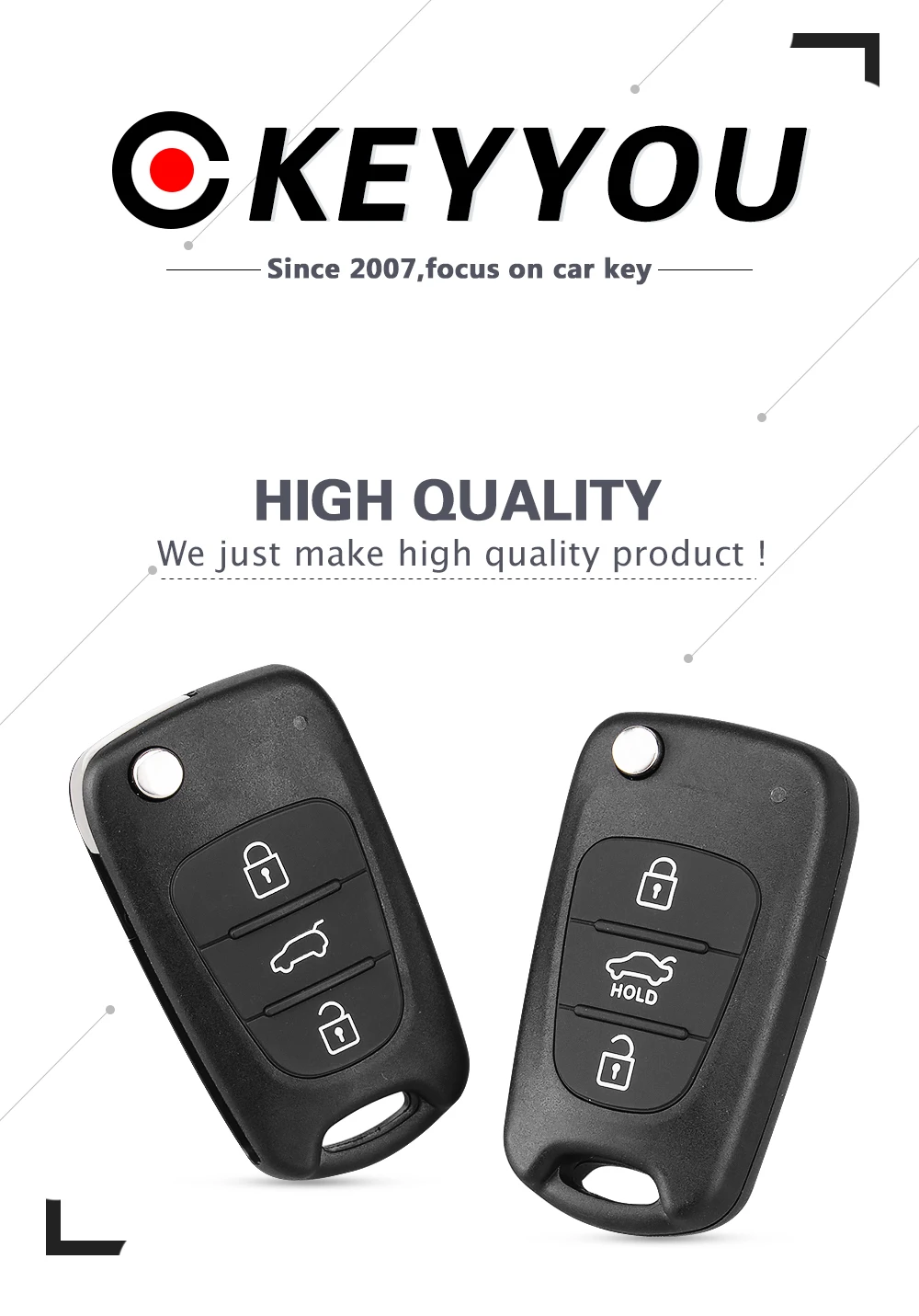 KEYYOU New Remote Key Shell For Hyundai I20 I30 IX35 I35 Accent Kia Picanto Sportage K5 3 Buttons Flip Folding Remote Key Case diesel glow plugs