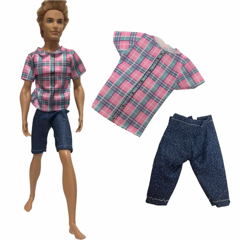 НК 5 шт принц Повседневное кукла с одеждой куртка ручной работы брюки наряды Брюки Одежда для куклы Кен аксессуары Игрушки для малышей в