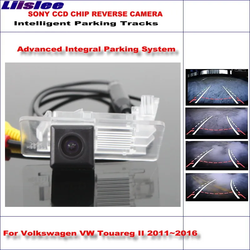 

Liislee Intelligent Parking Tracks Rear Camera For Volkswagen Touareg II 2011~2016 Backup Reverse NTSC RCA AUX HD SONY CCD