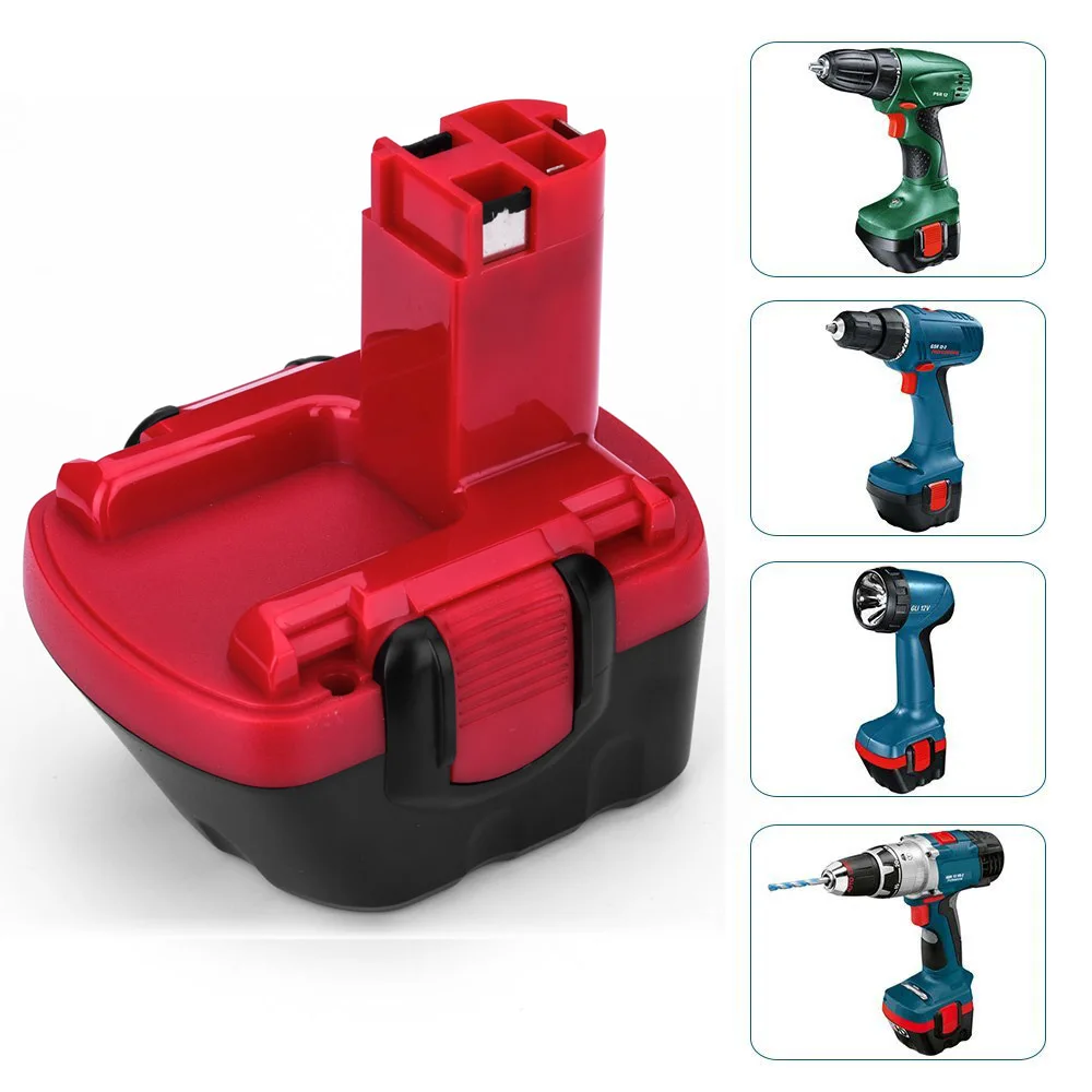 Аккумуляторная батарея PSR 1200 для Bosch 12 В 2000 мА/ч GSR 2 0 А/ч AHS GSB BAT043 BAT045 BAT046