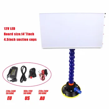 Price PDR LED Lamp Reflector Board Dent Repair Tools LED Light Reflection Board With Adjustable Holder Hand Tool Set