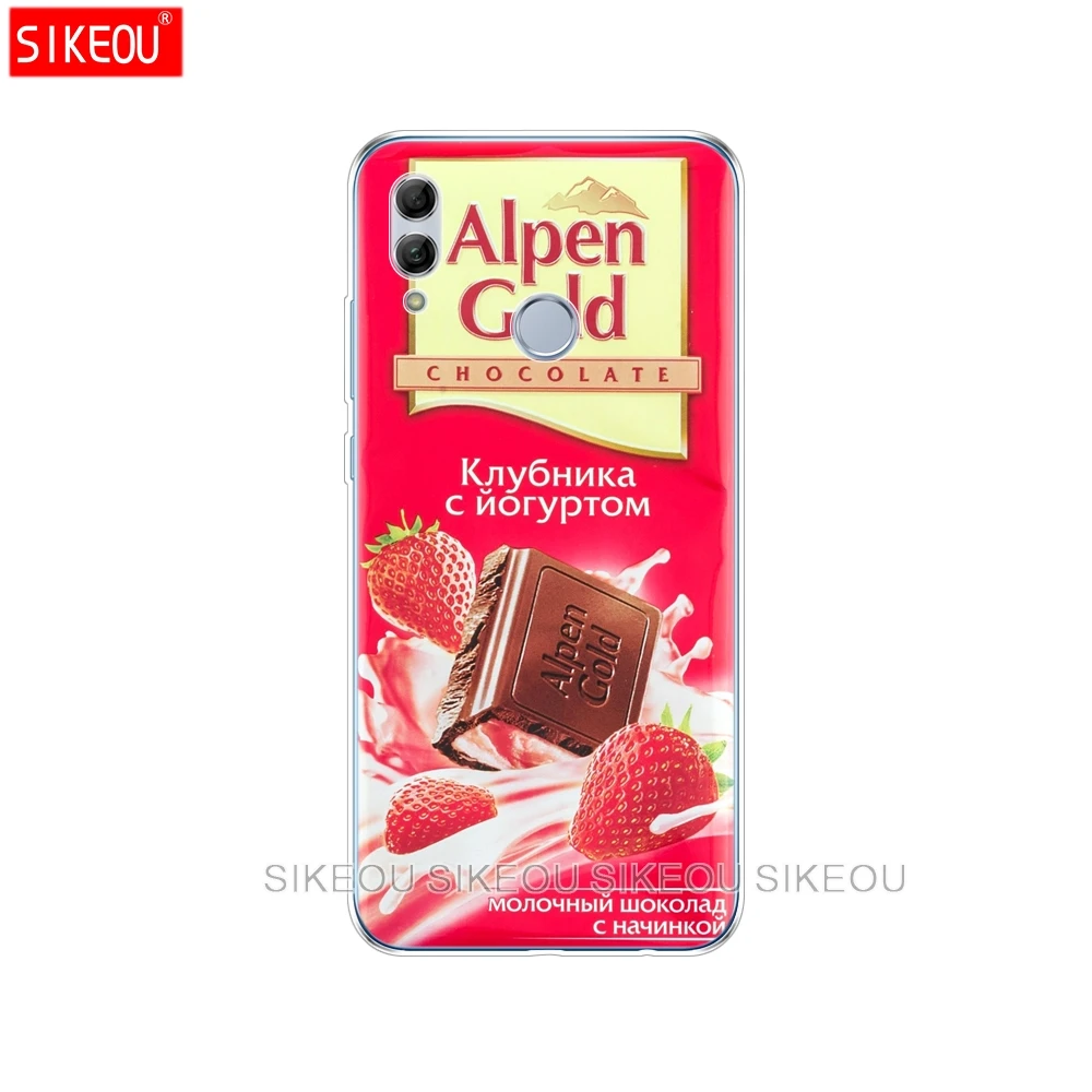 Силиконовый чехол для телефона huawei honor 10 20 V20 V10 view для huawei honor 9 8 10 i 10 lite 7X 6c pro alenka bar chocolate - Цвет: 10916