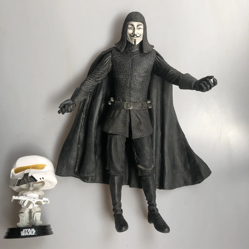 Online Asli Garasi Kit 12   V untuk Vendetta Magic Suara Sendi Boneka Action Figure Collectible Model Longgar Mainan