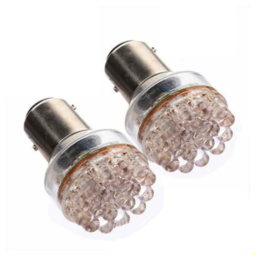 

10x) 2x 1157 BAY15D P21/5W 380 24 Led White