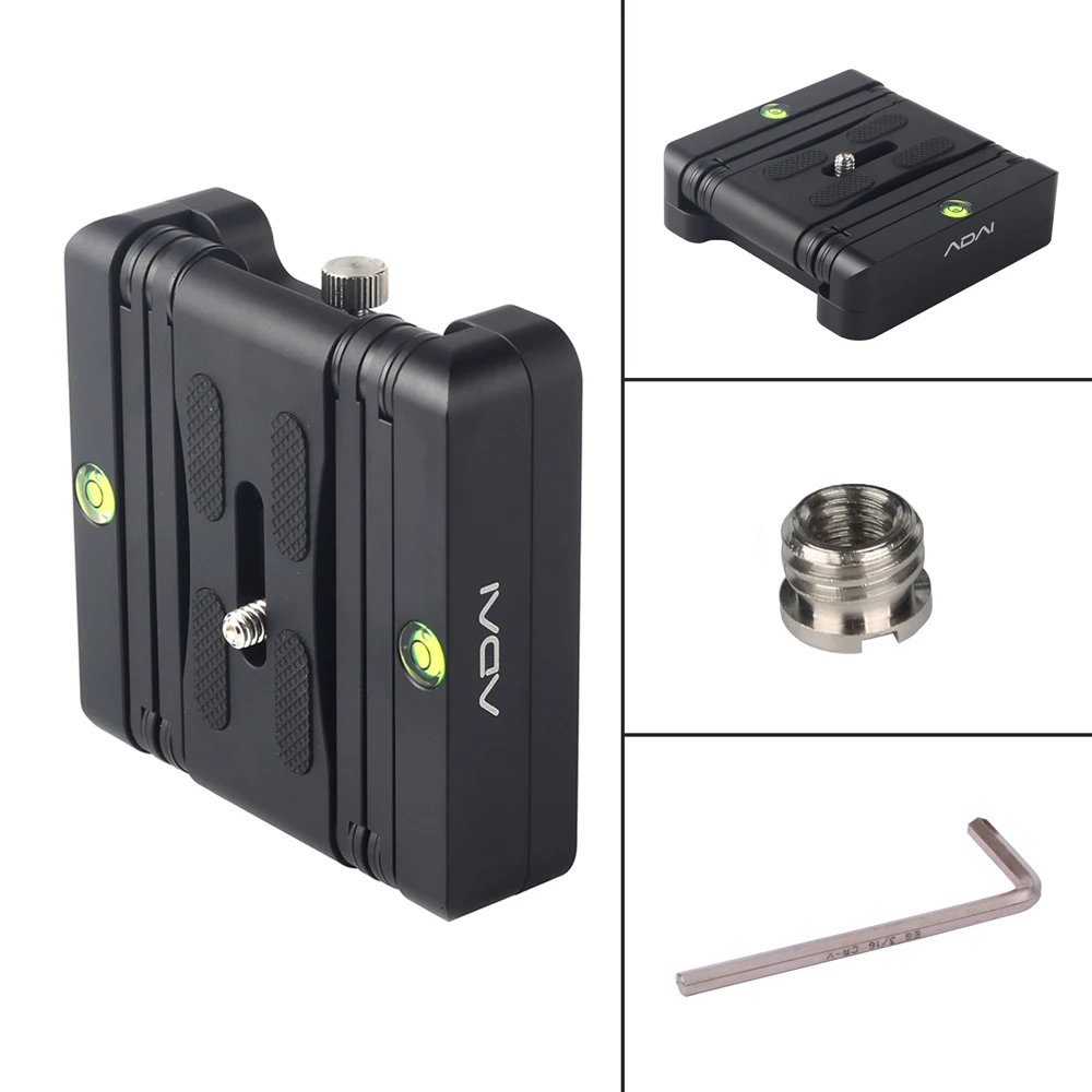 Z Flex Tilt Tripod Head Aluminum Alloy Folding Z Tilt Head 360 Rotary