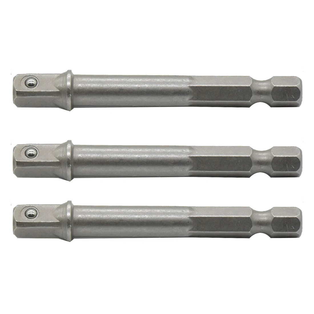 

Hand Tools Chrome Vanadium Steel Socket Adapter Hex Shank to 1/4" 3/8" 1/2" Extension Drill Bits Bar Hex Bit Set